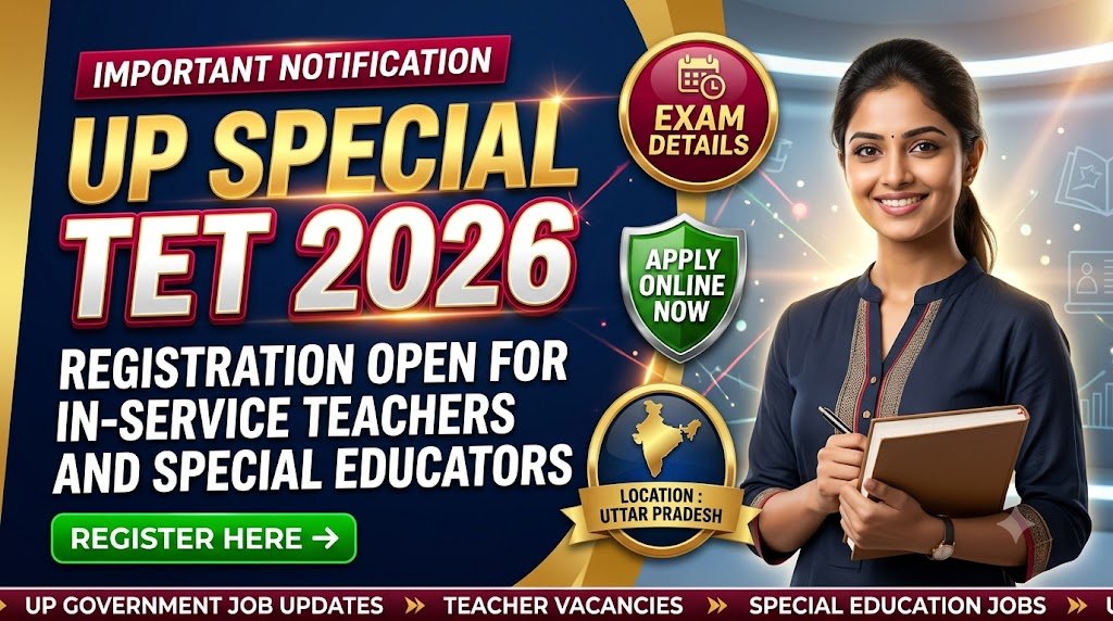 UP Special TET 2026 Registration Open for In-Service Teachers and Special Educators
