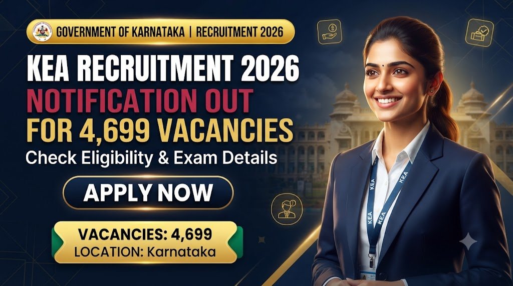 KEA Recruitment 2026 Notification Out for 4,699 Vacancies: Check Eligibility & Exam Details