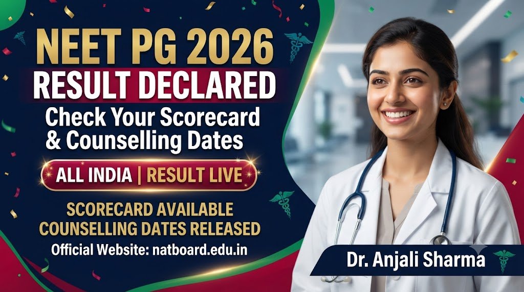 NEET PG 2026 Result Declared: Download Scorecard & Check Counselling Dates