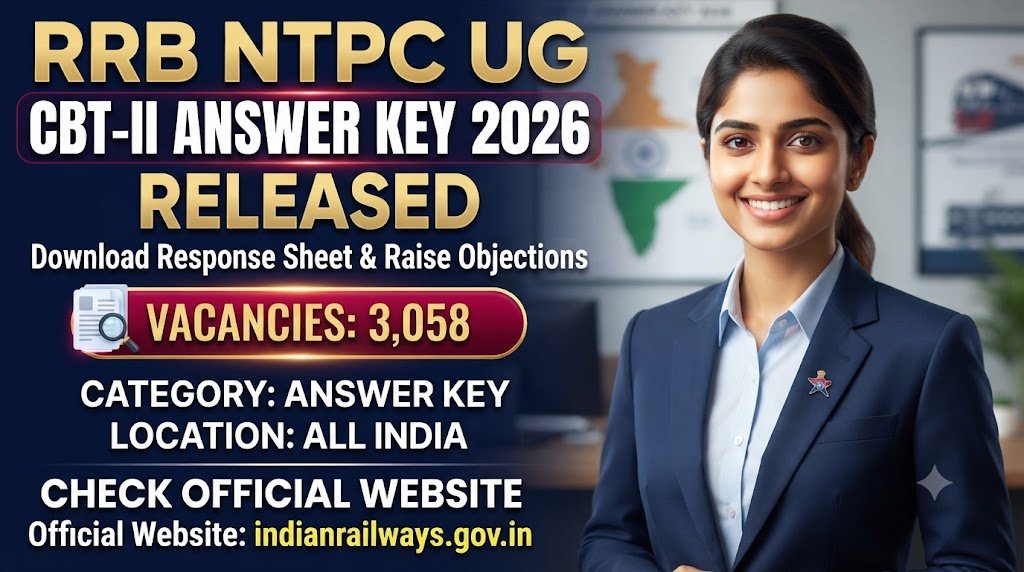 RRB NTPC UG CBT-II Answer Key 2026 Released: Download Response Sheet & Raise Objections