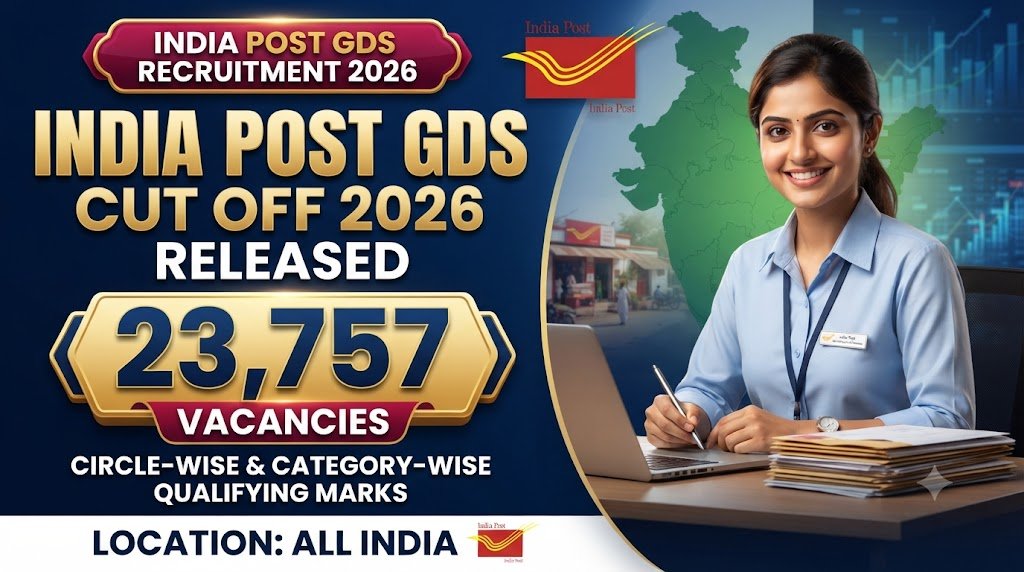 India Post GDS Cut Off 2026 Released: Circle-wise & Category-wise Qualifying Marks