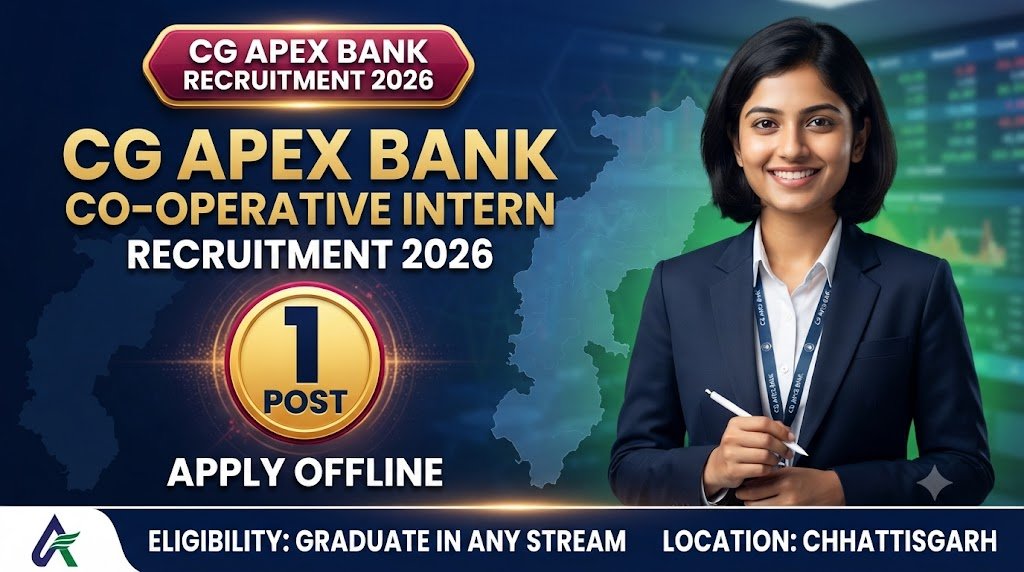 CG Apex Bank Co-operative Intern Recruitment 2026: Apply Offline for 1 Post
