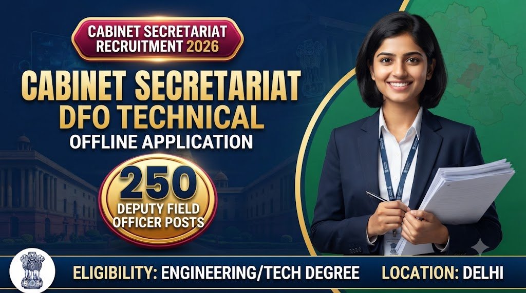 Cabinet Secretariat DFO Technical Recruitment 2026: Offline Application for 250 Deputy Field Officer Posts