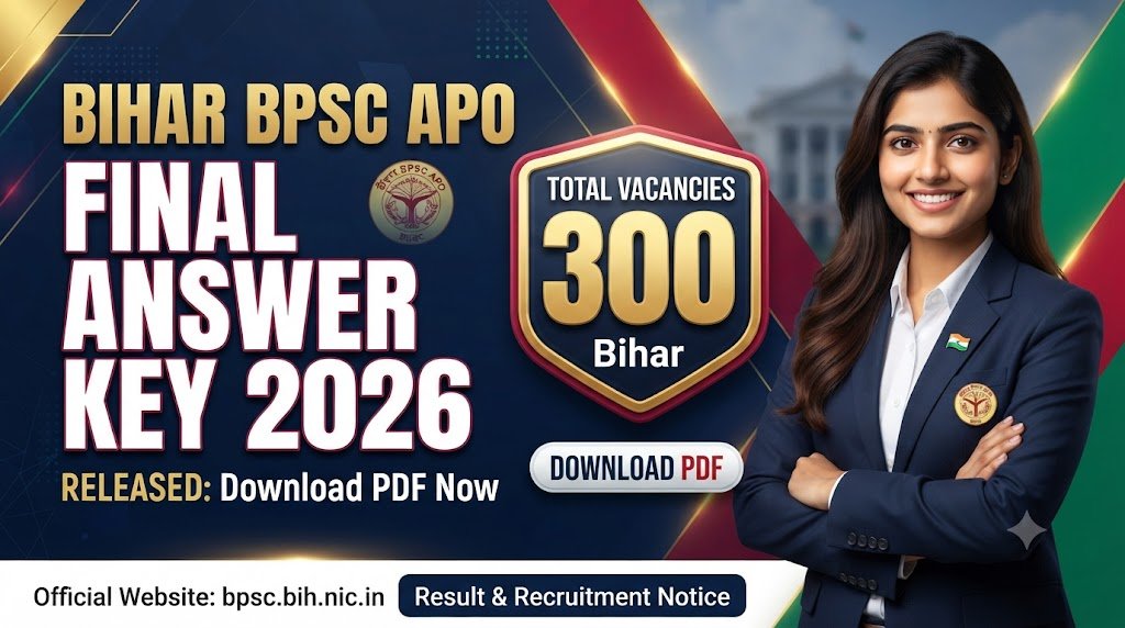 Bihar BPSC APO Final Answer Key 2026 Released: Download PDF Now