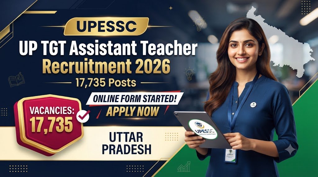 UPESSC UP TGT Assistant Teacher Recruitment 2026: 17,735 Posts Online Form Started