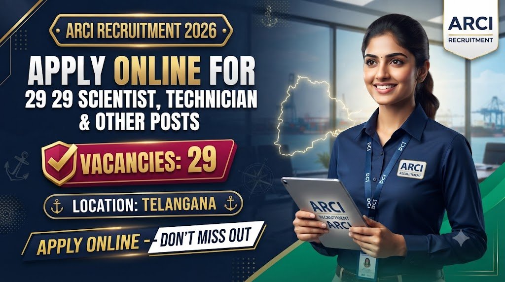 ARCI Recruitment 2026: Apply Online for 29 Scientist, Technician & Other Posts